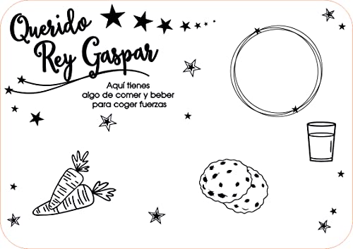 bandeja madera Gaspar dibujo