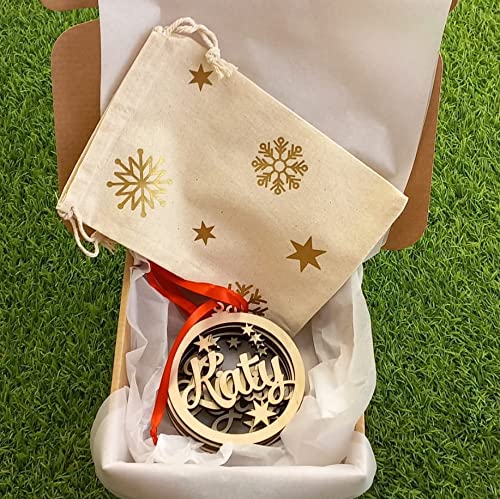 bolas navideñas roja personalizada