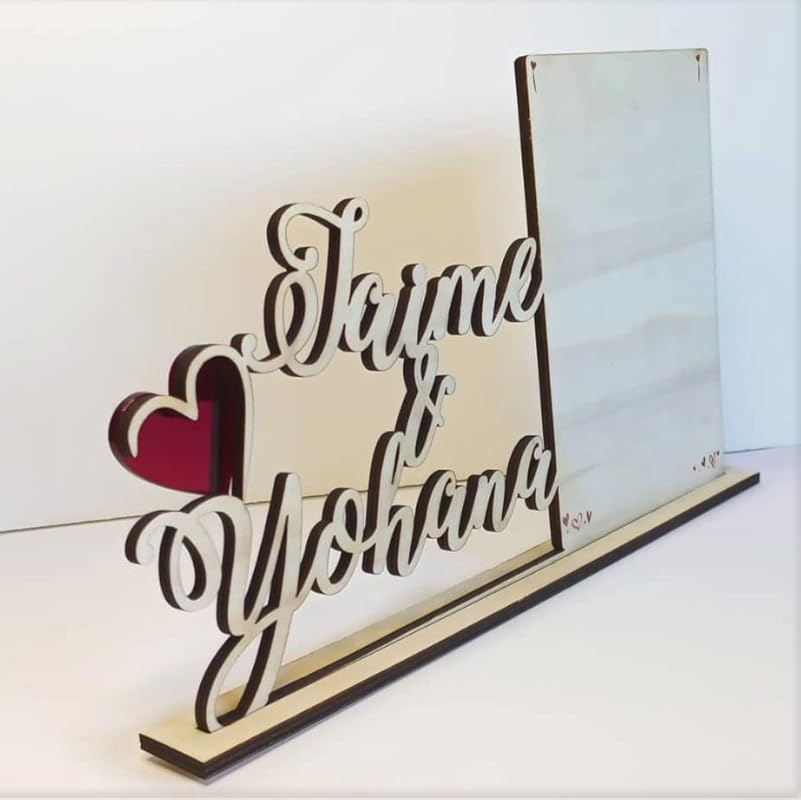 marco frase amor de madera