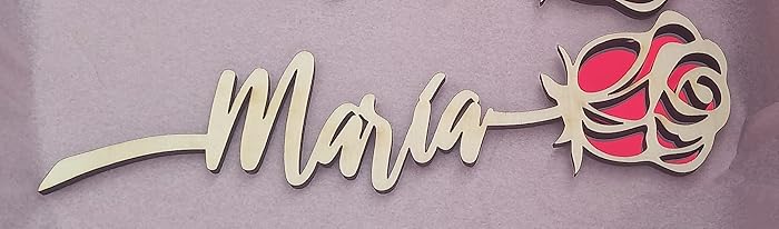 rosa personalizada con nombre