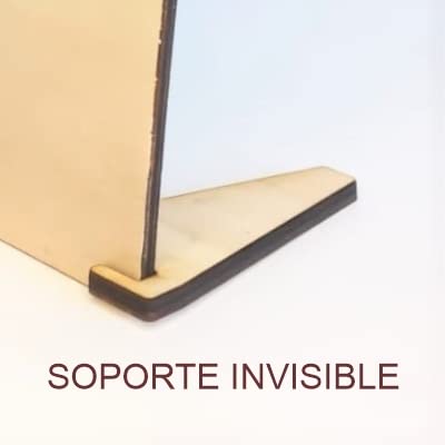 soporte invisible marco madera