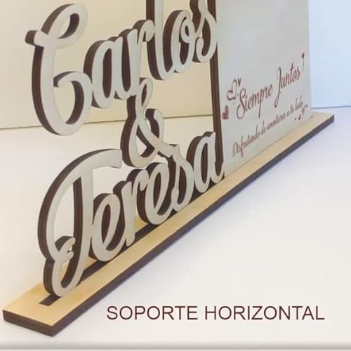 soporte marco madera